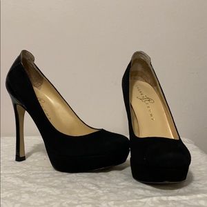 Ivanka Trump Suede platform heels
